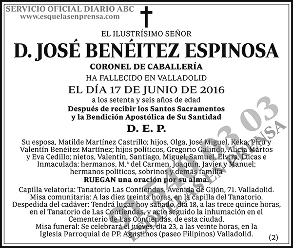 José Benéitez Espinosa